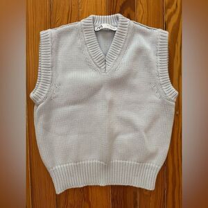 ZARA Knit Sweater Vest Top